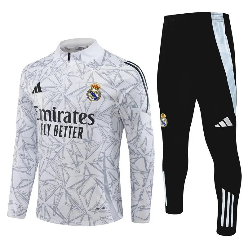 2425 Real Madrid Printed White